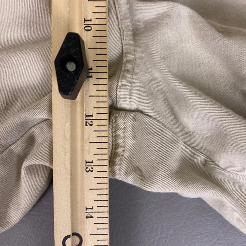 Lee Dungarees Shorts Men's Size 36 Khaki Tan Cotton Twill Cargo Heavy Duty